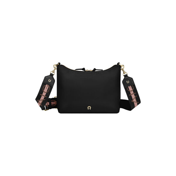 Zita Crossbody Bag S, black coloured, Aigner