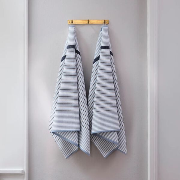 COMET Tea Towel | Blue Hour, Georg Jensen Damask