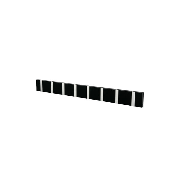 KNAX Horizontal 8 Coat Rack, black/grey KNAX Horizontal 8 Coat Rack, black/grey, LoCa