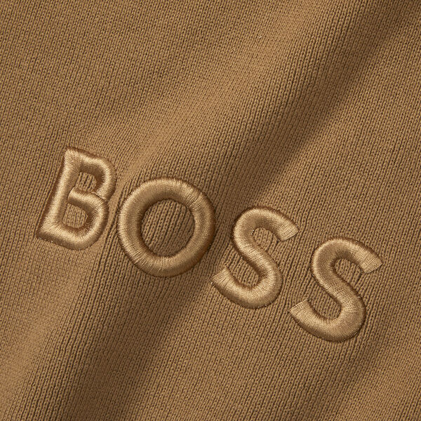 Bold Logo Throw, camel, BOSS Home