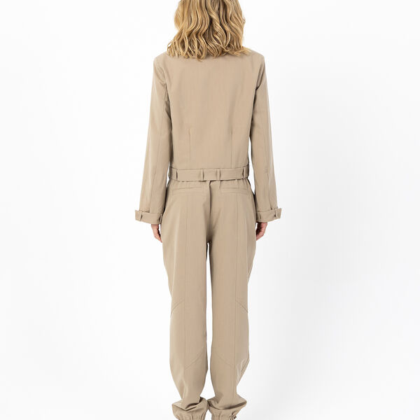 Short jacket with belt loops, moon rock, Coster Copenhagen