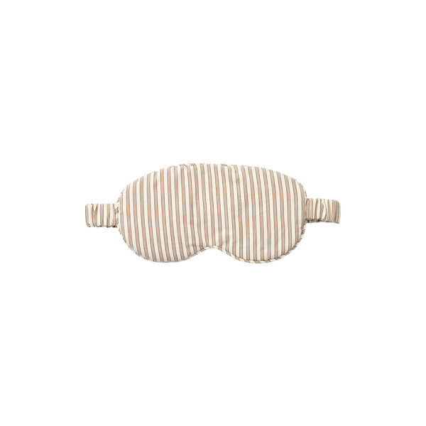 Selma Eyemask, brown beach stripe, Studio Feder