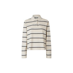 Lovella Striped Polo LL Tee, summer sand, Second Female