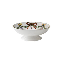 Star Fluted Christmas Bowl on Stand 42 cl, Royal Copenhagen