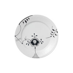 Black Fluted Mega Plate no. 6 Ø 27 cm, Royal Copenhagen