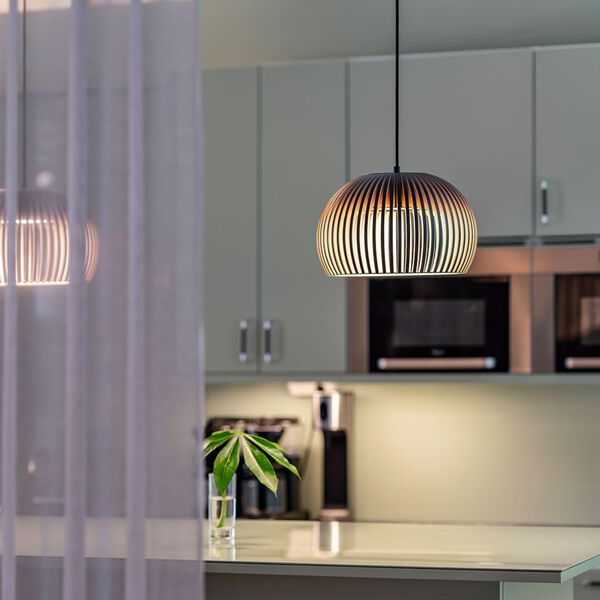 Atto 5000 Pendant, black, Secto Design