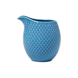 Rhombe Color Milk Jug, blue, Lyngby Porcel&aelig;n