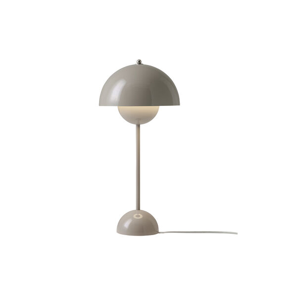 Flowerpot VP3 Table Lamp, grey beige Flowerpot VP3 Table Lamp, grey beige, &Tradition