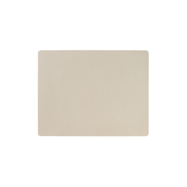 Serene table mat Square L, cream, LIND DNA