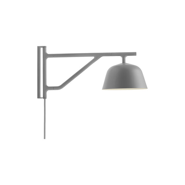 Ambit Wall Lamp, grey, Muuto