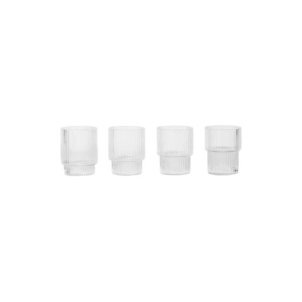 Ripple Small Glasses 4 pcs Ripple Small Glasses 4 pcs, ferm LIVING
