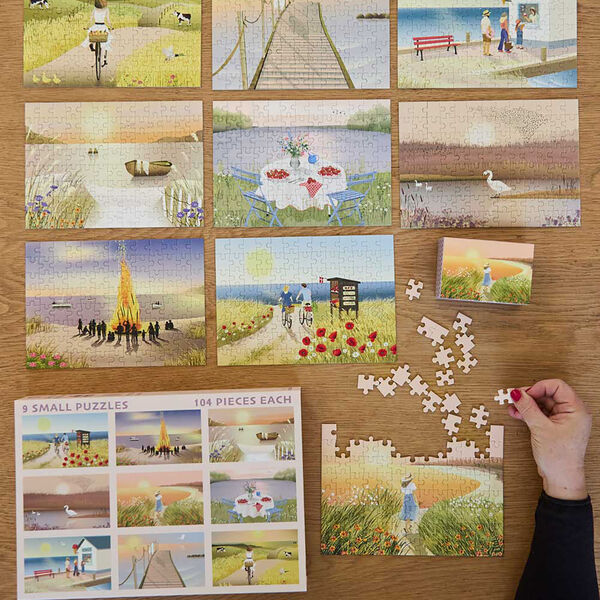Summer Moments 9 small puzzles, ViSSEVASSE
