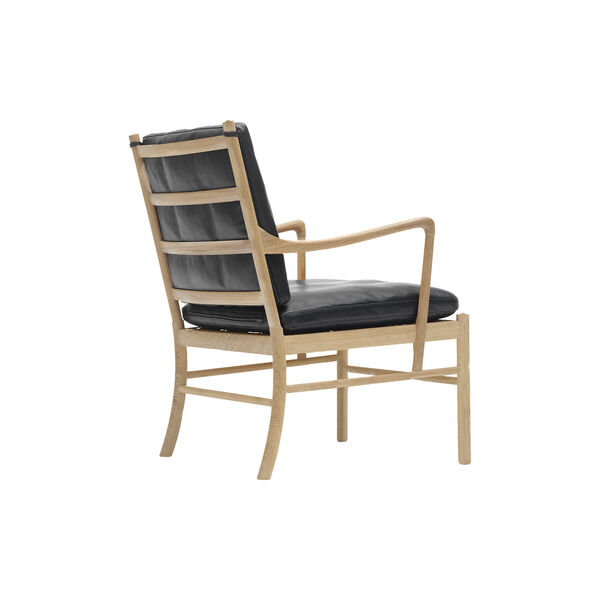 OW149 Colonial Chair, oiled oak/black, Carl Hansen & Søn