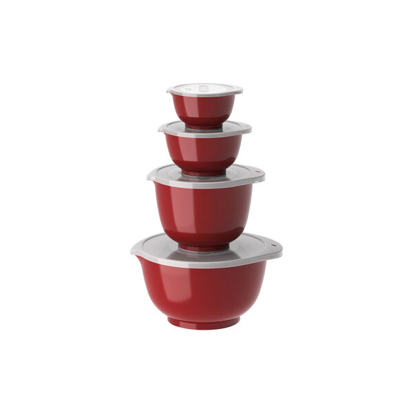 NEW Margrethe Bowl Set 8 Parts, red, Rosti