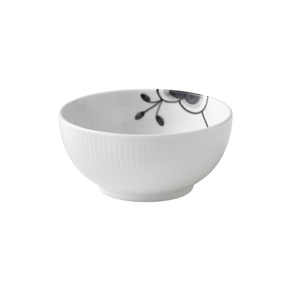Black Fluted Mega Bowl 47 cl, Royal Copenhagen