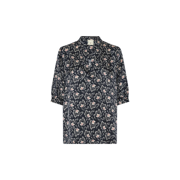 HMTurin top, navy dekor, Heartmade