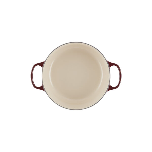Signature round cast iron pot &Oslash; 26 cm, garnet, Le Creuset