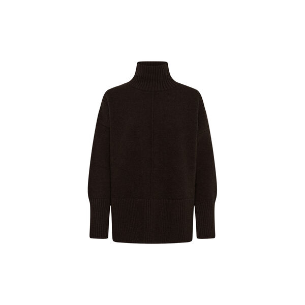 MWAntwerpen LW High Neck | Chocolate Plum | Knitted Sweater, My Essential Wardrobe