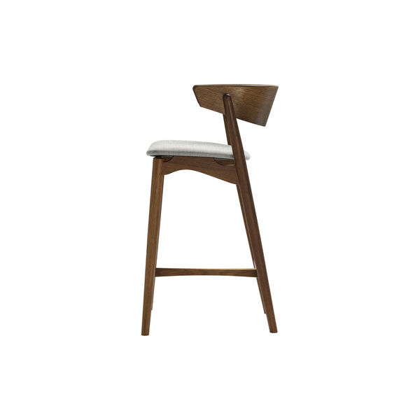 Sibast No 7 Bar Chair, smoked oiled oak/light grey, Sibast Furniture