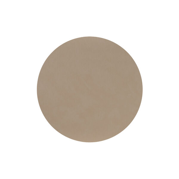 Nupo table mat Circle L, clay brown, LIND DNA