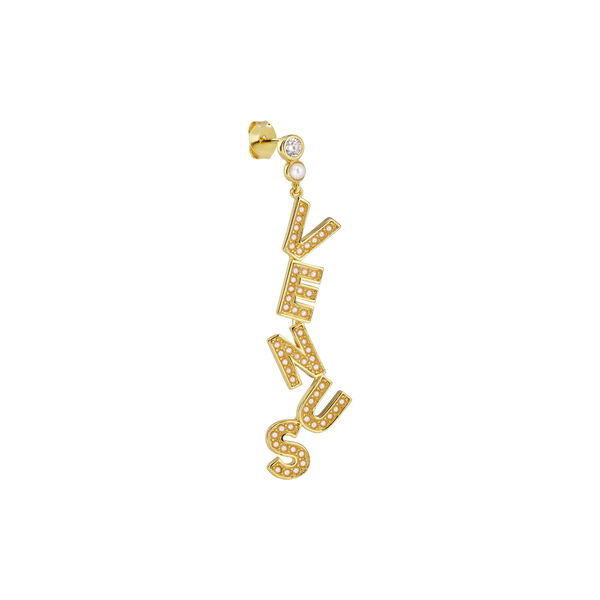 Venus in Love Stud, gold plated, The Earring Shop