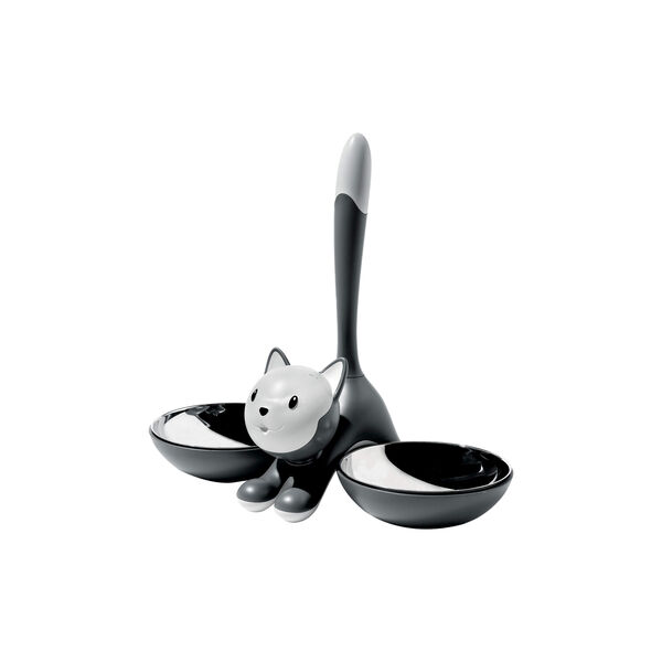Tigrito Cat Bowl, grey Tigrito Cat Bowl, grey, Alessi