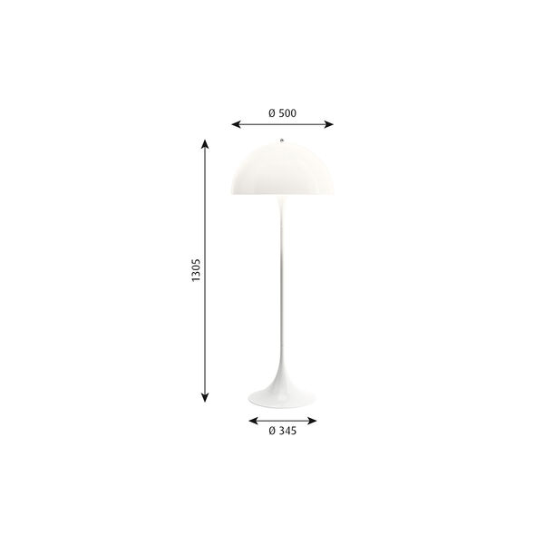 Panthella Floor Lamp, white Panthella Floor Lamp, white, Louis Poulsen