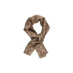 Scarf Wool, brown pattern, Stenströms