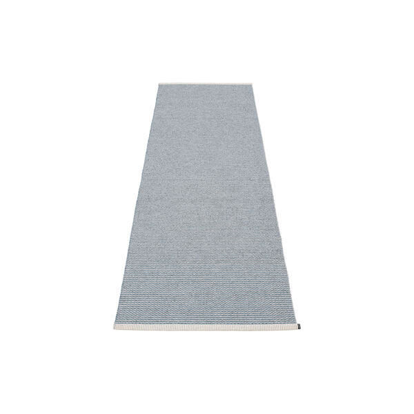 Mono Plastic Rug, storm/light grey, Pappelina