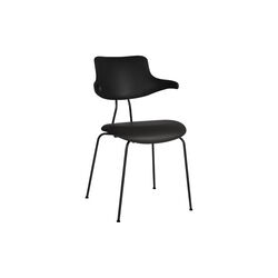 VL118 Fully Upholstered Chair, Ultra 41599/black, VERMUND