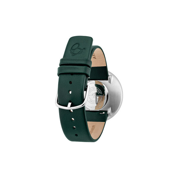 City Hall Wrist Watch, green/steel/green, Arne Jacobsen Watches