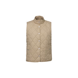 Quilted Short Vest, sepia tint, Ilse Jacobsen Hornb&aelig;k