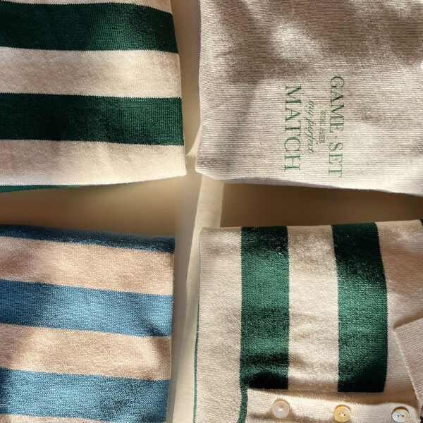 Spotty LS Polo, off white melange Spotty LS Polo, off white melange, Konges Sløjd