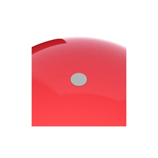 Wire Portable Table Lamp, red, Verpan