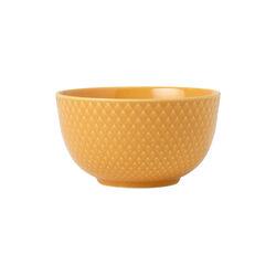 Rhombe Color Bowl, yellow, Lyngby Porcel&aelig;n