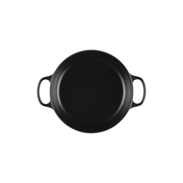 Signature Round Braiser | 30 cm | Matte Black, Le Creuset