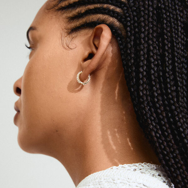 KALIA Hoops, gold plated, Pilgrim