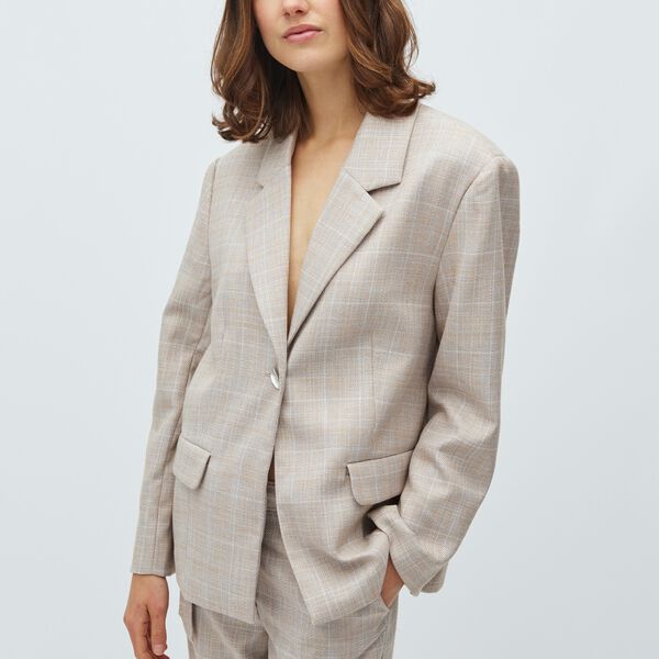 Howla-M Blazer, beige check, mbyM