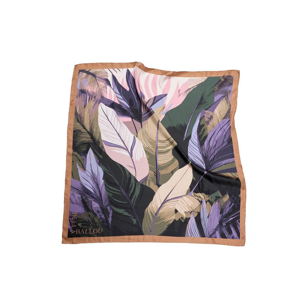 LEAF FALL scarf, purple, Bella Ballou
