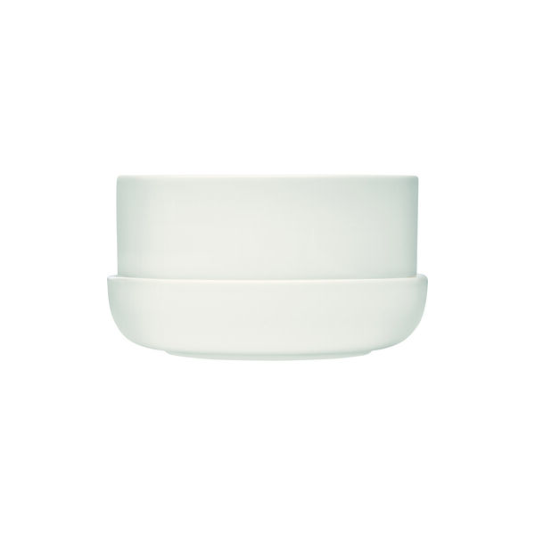 Nappula Flowerpot with Saucer big, white Nappula Flowerpot with Saucer big, white, Iittala