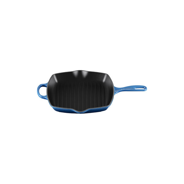 Signature cast iron square grillit 26 cm, azure, Le Creuset