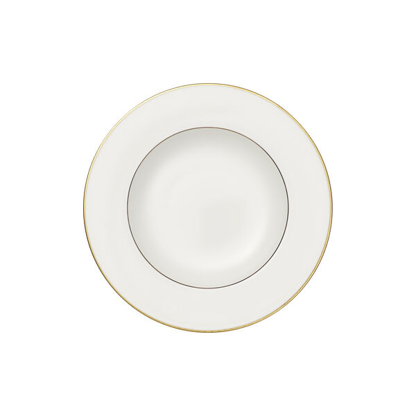 Anmut Gold Deep Plate &Oslash; 24 cm, white/gold, Villeroy & Boch