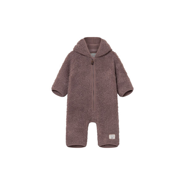 MATADEL Teddyfleece Jumpsuit, peppercorn plum, Mini A Ture