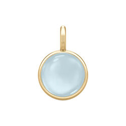 Prime Pendant, gold/milky aqua, Julie Sandlau