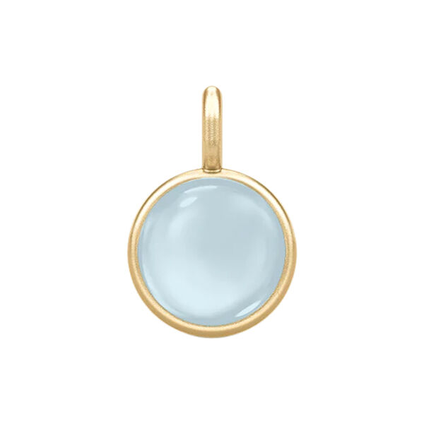 Prime Pendant, gold/milky aqua, Julie Sandlau
