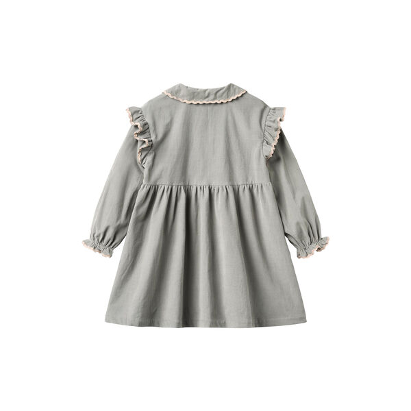 Dress L/S Alissa, slightly blue, Wheat