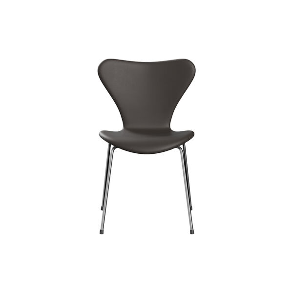 Series 7&trade; 3107 Fully Upholstered Chair, Essential dark brown, Fritz Hansen