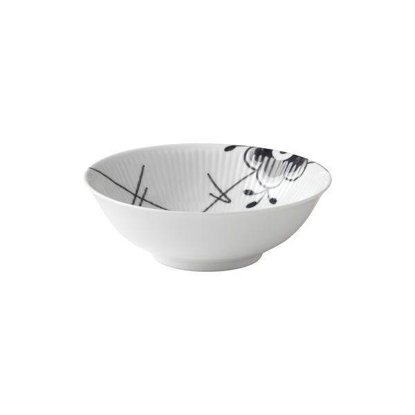 Black Fluted Mega Bowl 35 cl, Royal Copenhagen