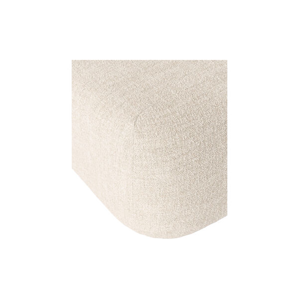 Wolke Ottoman, boucl&eacute; light beige, Westwing Collection