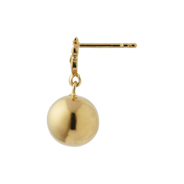 Twin Flow & Disco Ball Earring Single, gold, Stine A Jewelry
